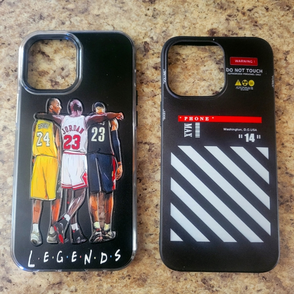 Two iphone 12 pro max cases